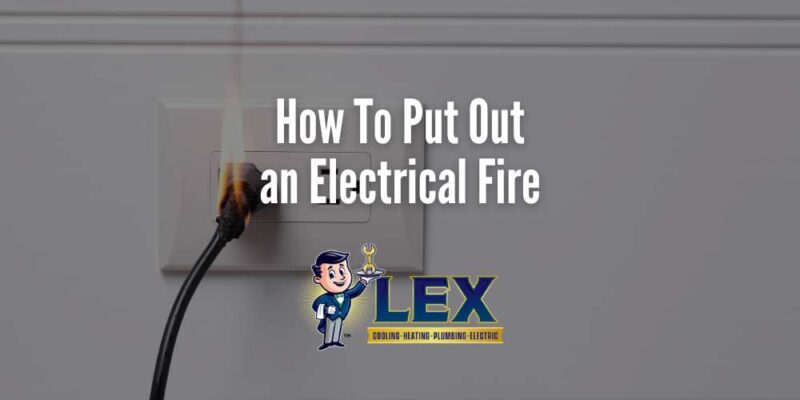 how to put out an electrical fire